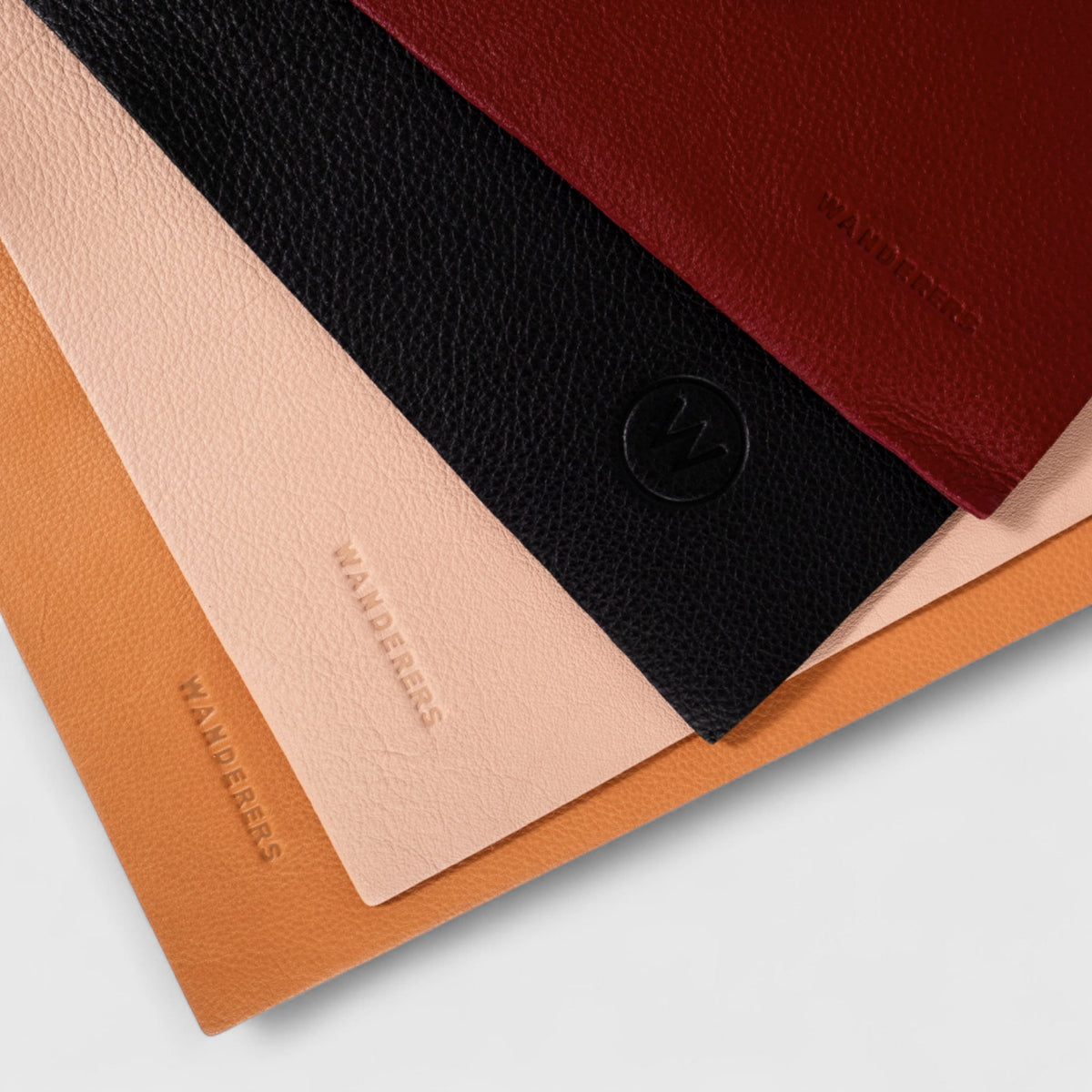 Asymmetric Leather Placemat