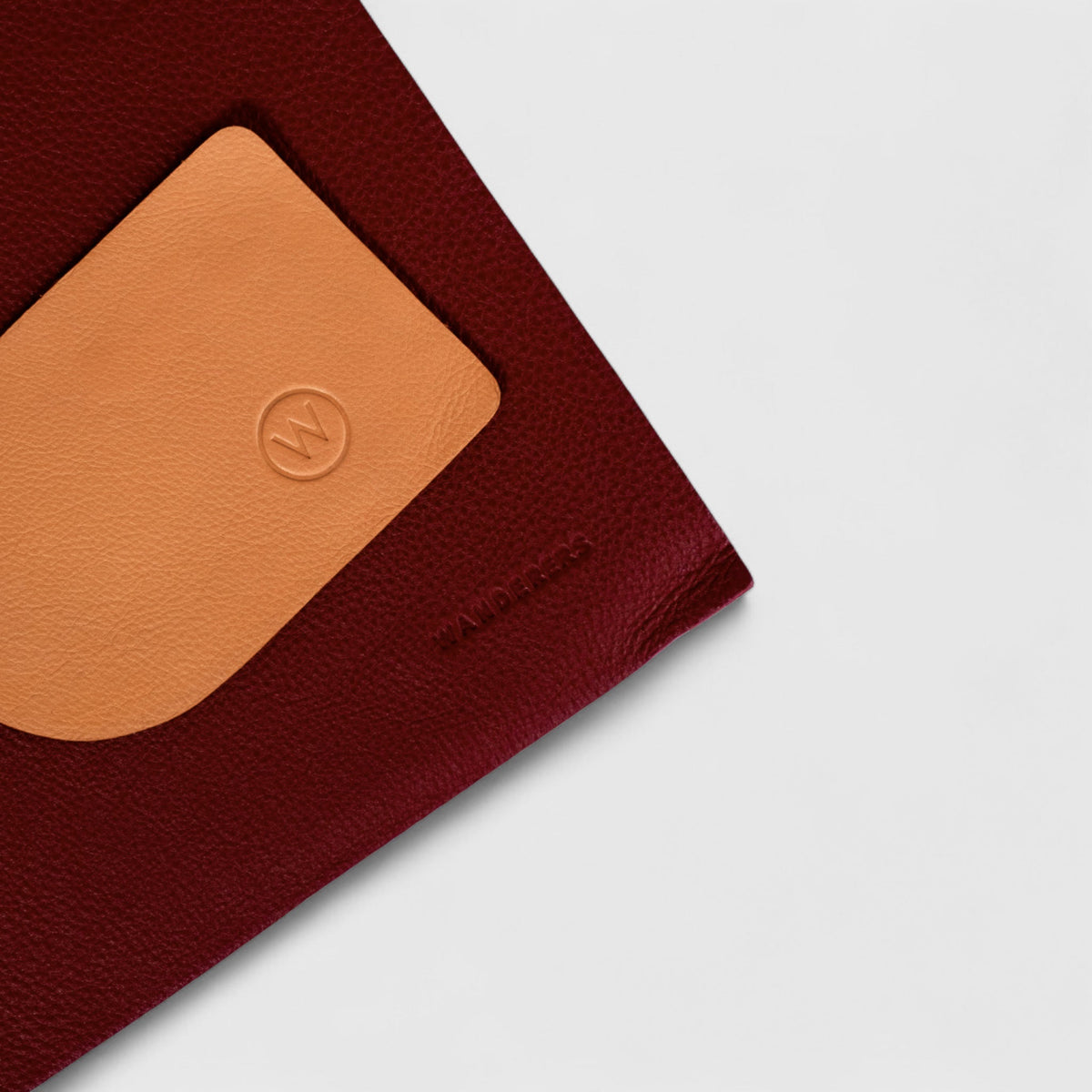 Asymmetric Leather Coaster