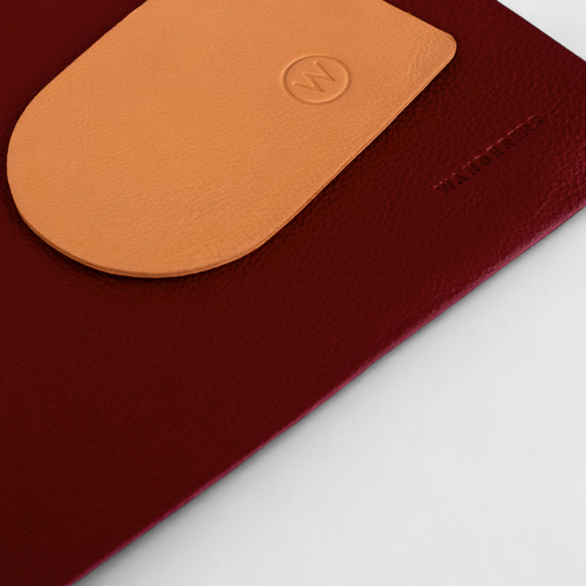 Asymmetric Leather Coaster
