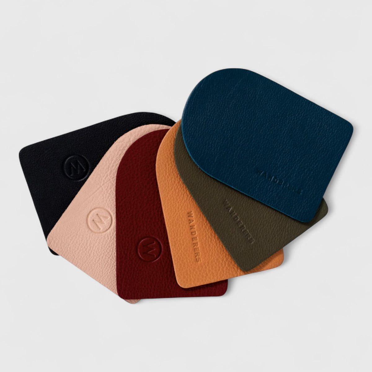 Asymmetric Leather Coaster