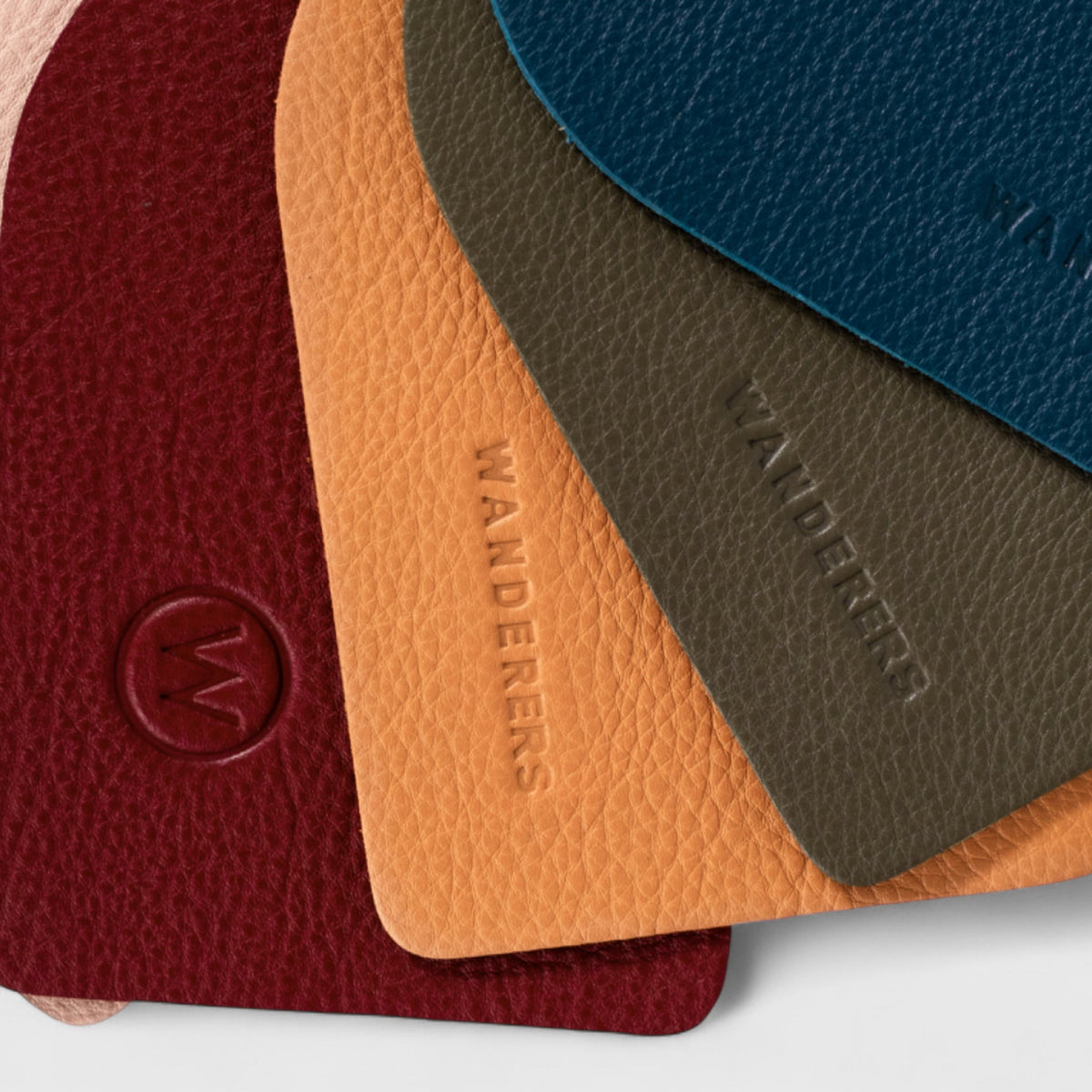 Asymmetric Leather Coaster