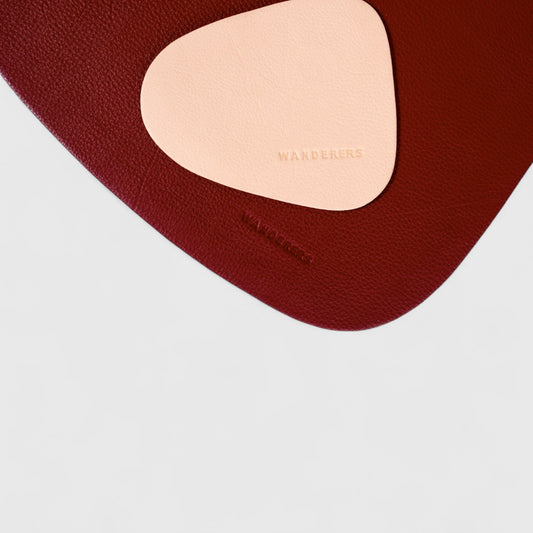 Abstract Leather Coaster