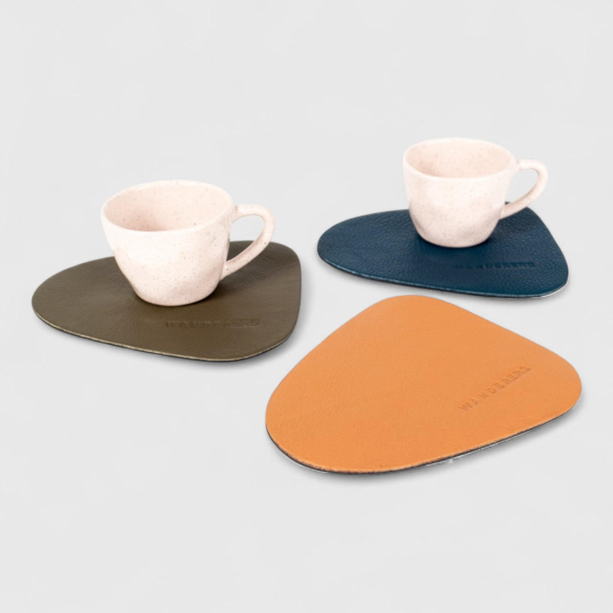Abstract Leather Coaster