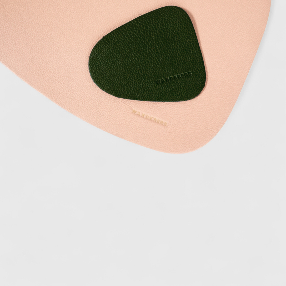 Abstract Leather Coaster