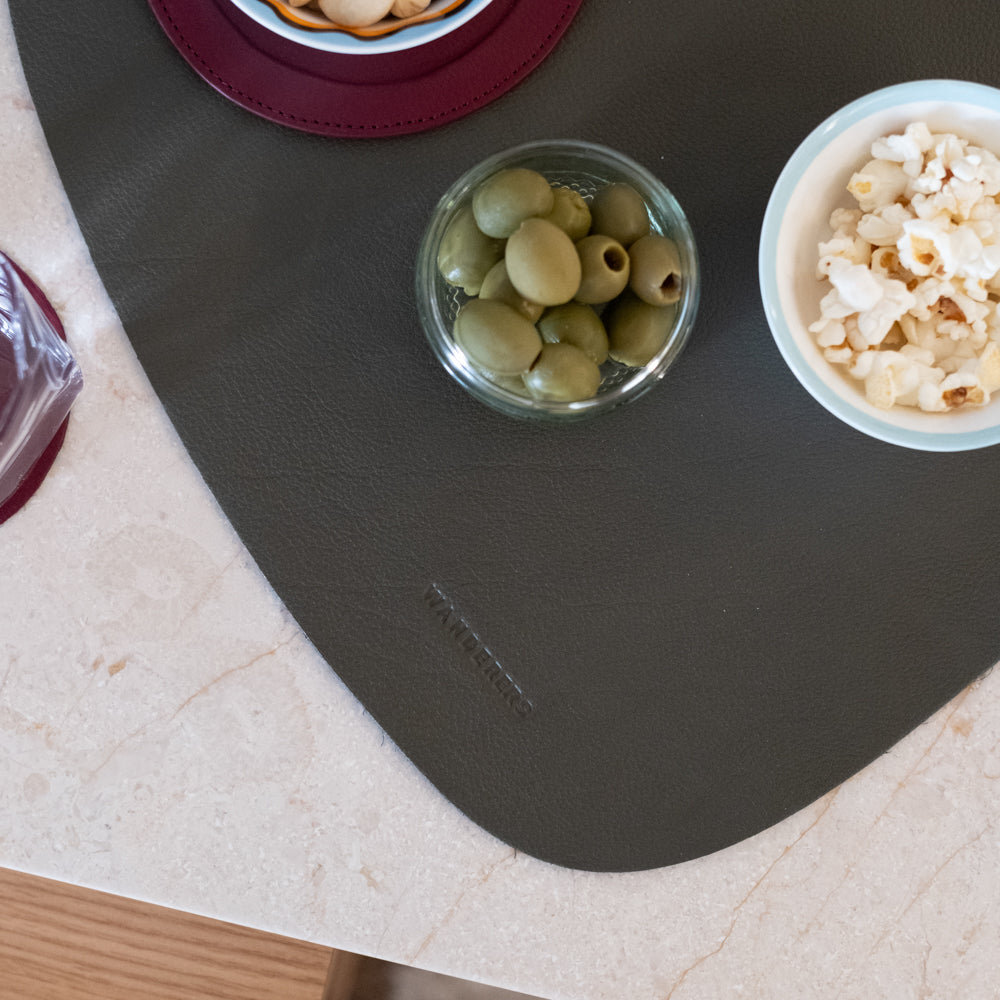 Abstract Leather Placemat