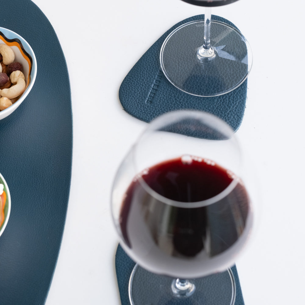 Abstract Leather Coaster