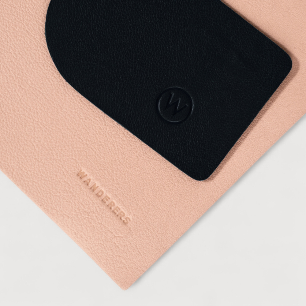 Asymmetric Leather Coaster