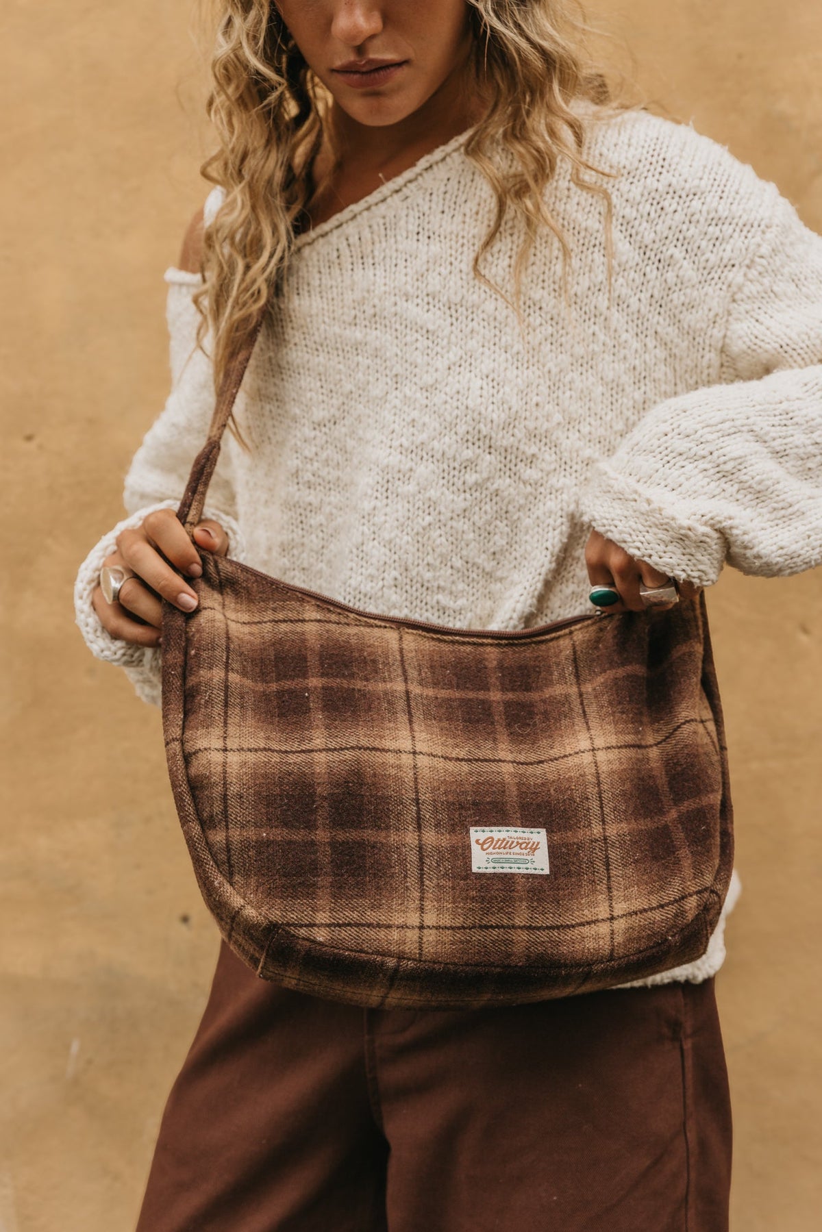 Mara Checkered Handbag